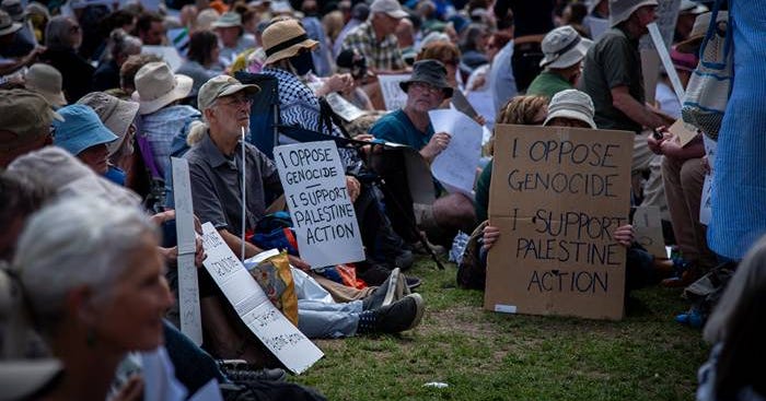 DN Direkt - Många gripna i propalestinska protester i London – nästan hälften är över 60 år
