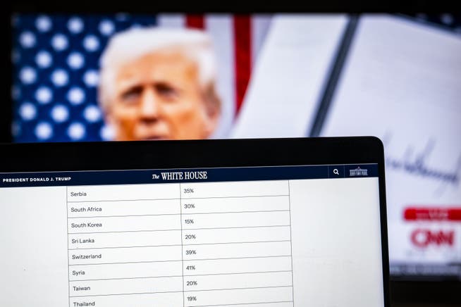 Kein Geschenk zum 1. August von Donald Trump: Der Schweiz drohen gar noch höhere Zölle als bisher angekündigt.