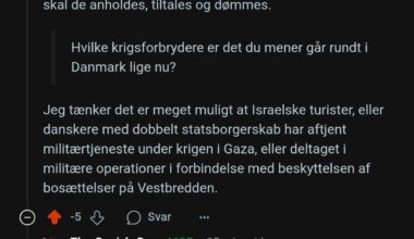 Politisk motiveret moderation af r/Denmark