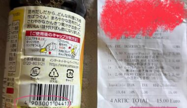 Comida caducada en tiendas asiáticas