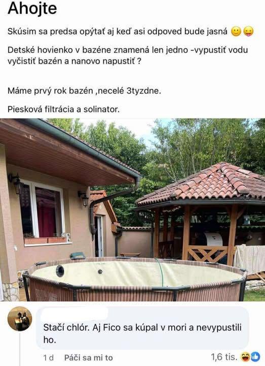 Pomoc s bazenom na nezaplatenie :D