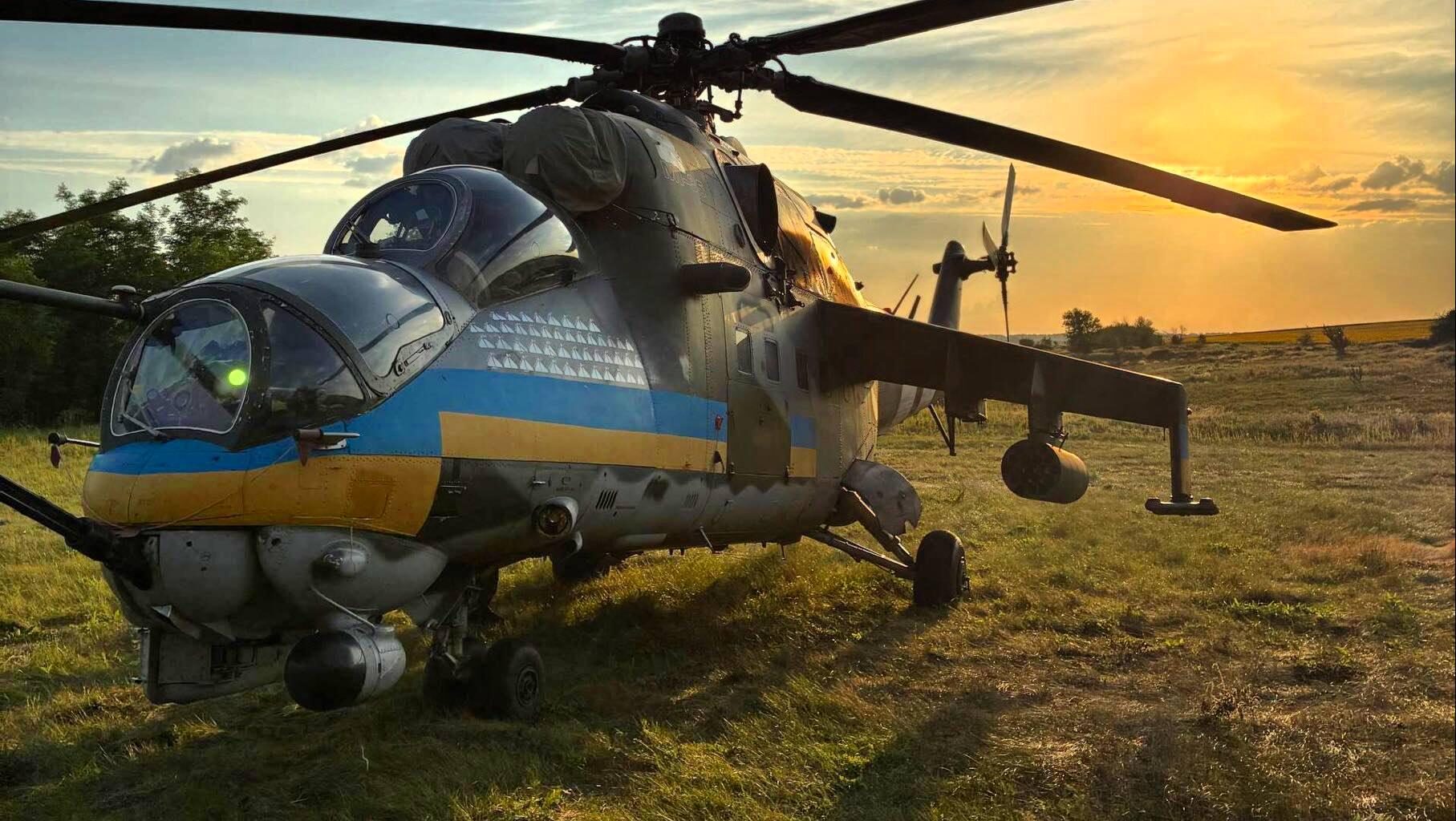 Ukrainian Mi-24V that has shot down 47 Shahed-136 drones