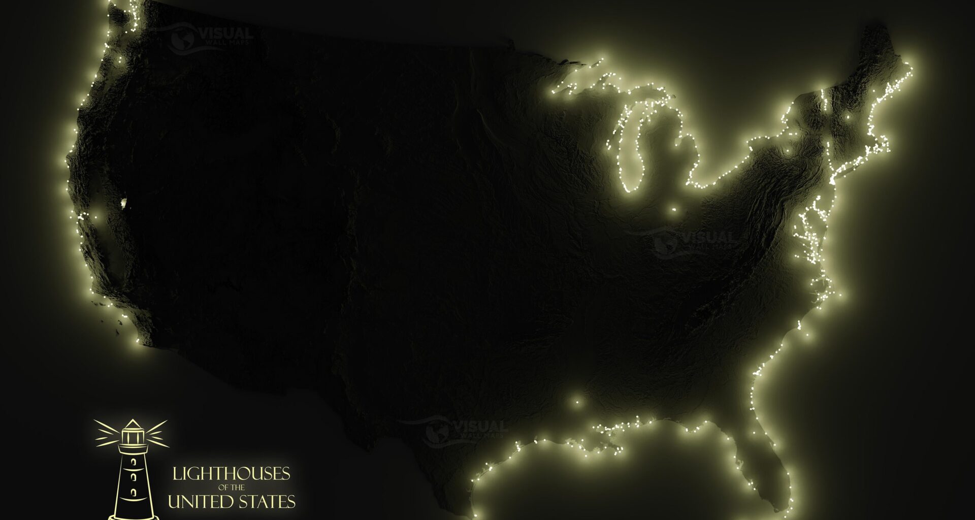 Lighthouses of the United States [OC]