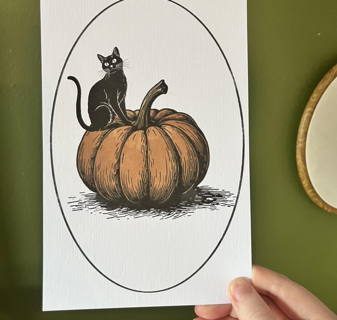 Too early for Halloween? 😂 thought I’d share my recent print I made anyway 🎃