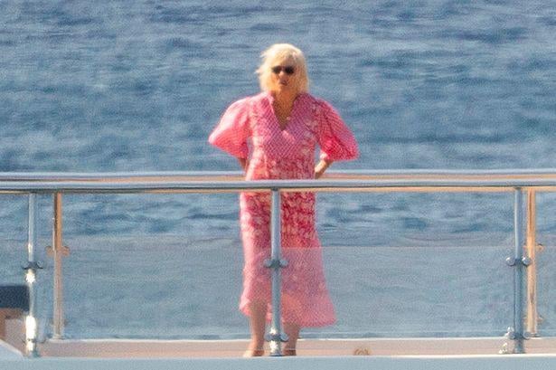 EXCLUSIVE: Queen Camilla holidays on Tory donor's luxury £30million superyacht