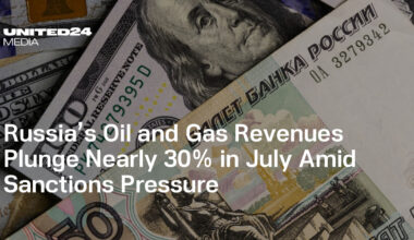 Russia’s Oil and Gas Revenues Plunge Nearly 30% in July Amid Sanctions Pressure — UNITED24 Media