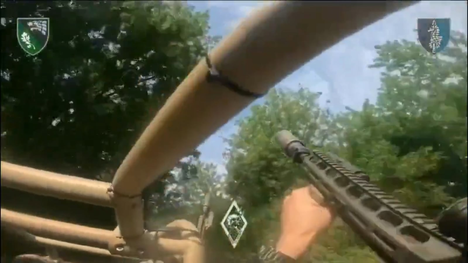Ukrainian 144th Special Operations Center, together with their brothers from the 73rd Marine Special Operations Center, raided enemy positions in a forest area and took out a group of Russian soldiers in the North Slobozhansky direction. July 2025. Published 02.08.2025