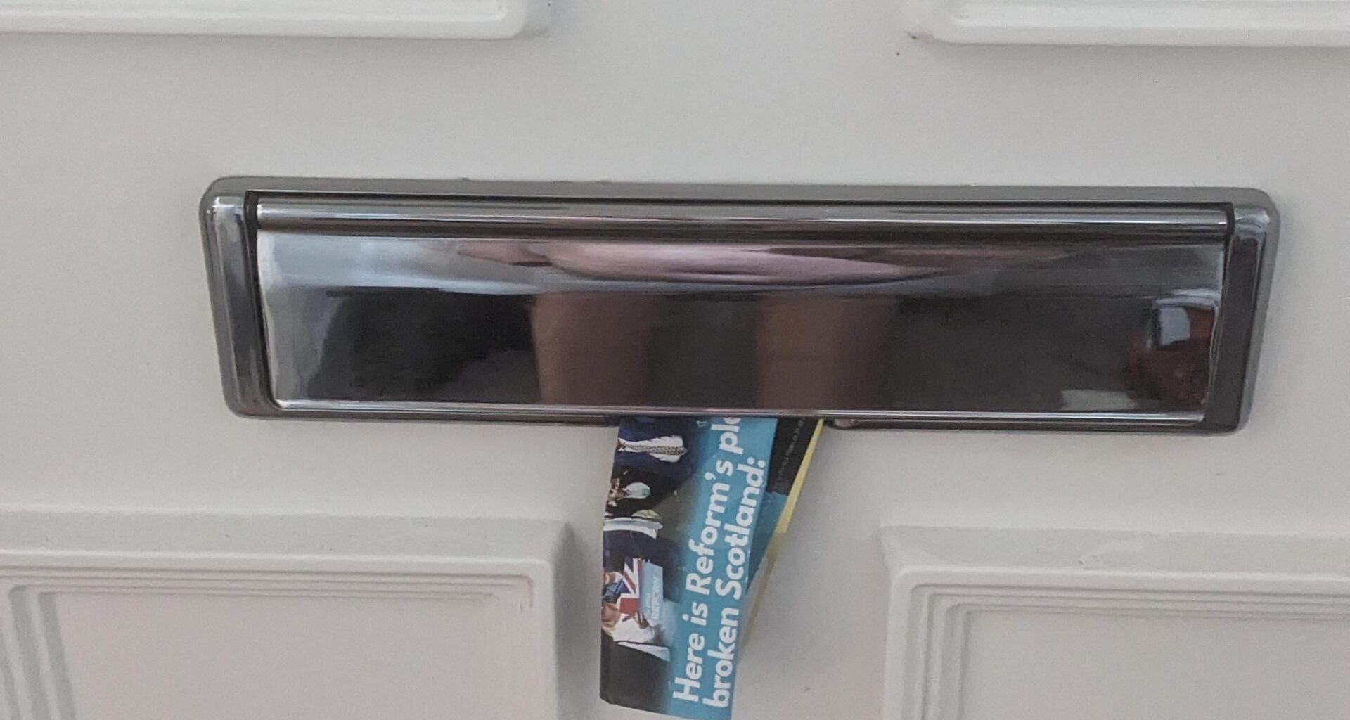 Some dickhead posted some shit through my letterbox