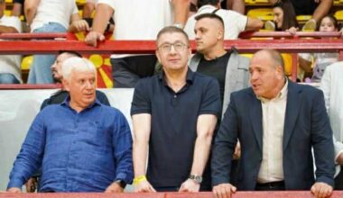 "Death to Albanians" chants at the Macedonia - Romania basketball match, Prime Minister Mickoski was also present in the hall