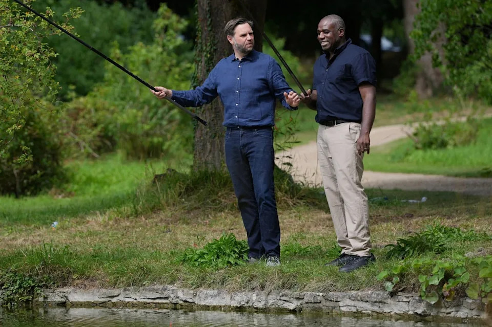 The two fished together at Chevening (REUTERS)