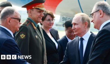 Putin and Modi in China for summit overshadowed by trade wars with US