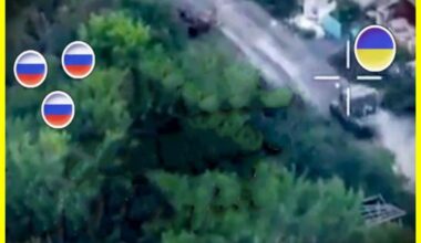 An AFU tank withstood a direct hit from a combat drone and then shot at point-blank range at the Russian army positions that lurked among the trees