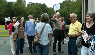 'Escorted into a car': GOP Congressman flees Alabama voters after making event private