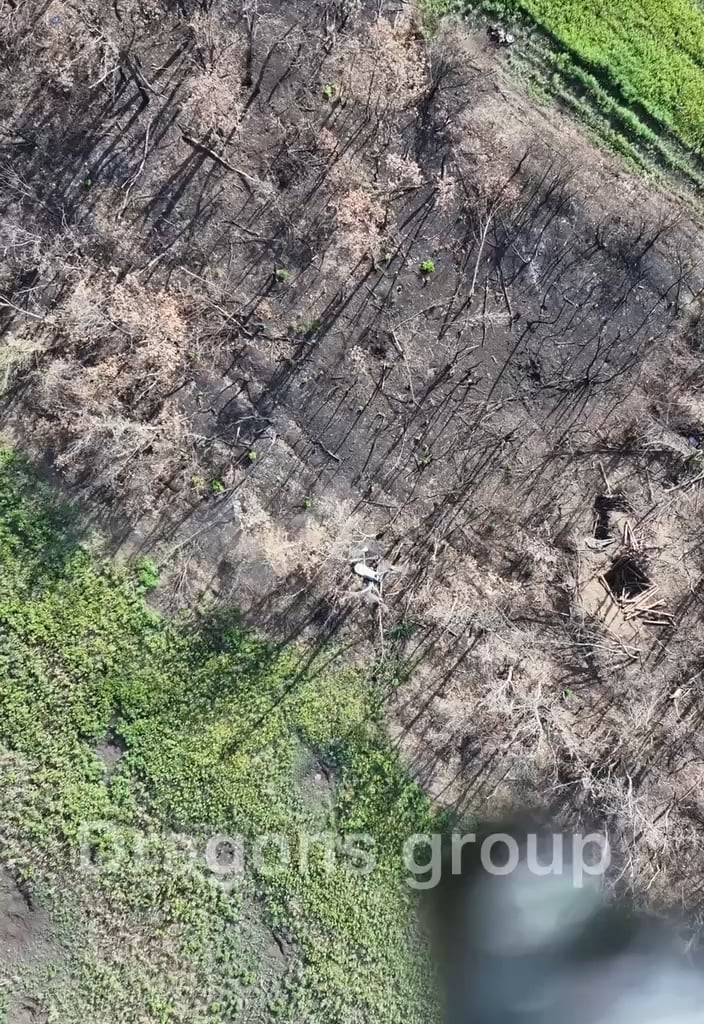 "Dragons Group" unit eliminate Russian soldier with drone dropped munition [Published August 11th 2025]