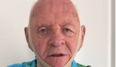 Anthony Hopkins 'vira' Hannibal Lecter com cinta 'anti-papada' e quebra web: 'melhor post da história'