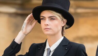 Cara Delevingne checked with Princess Eugenie before wearing a top hat and tails to her wedding