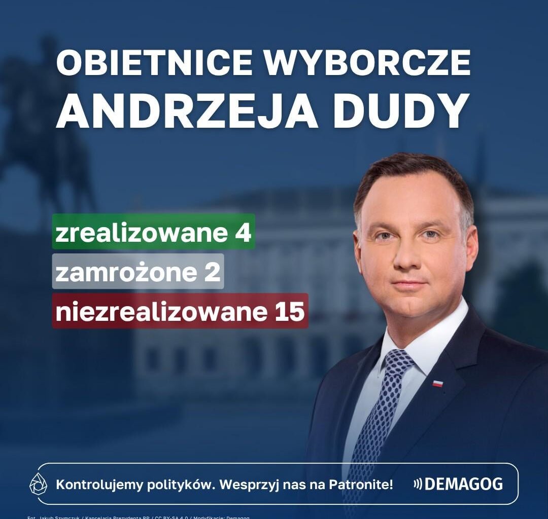 Obietnice wyborcze Andrzeja Dudy