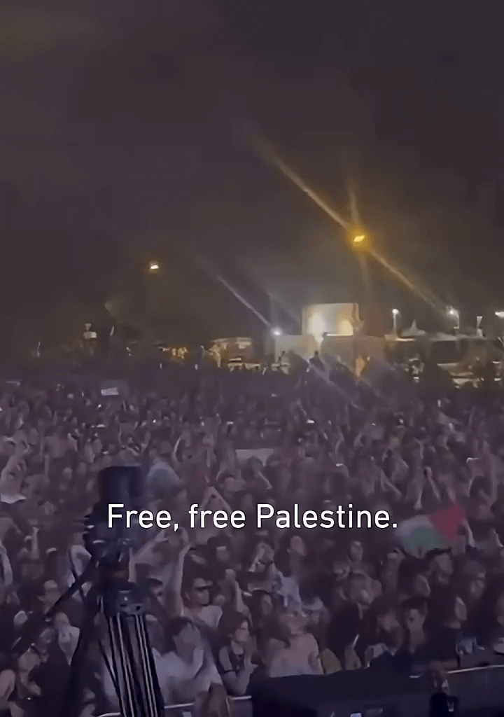 Kneecap speak out on Gaza war during Polish festival set