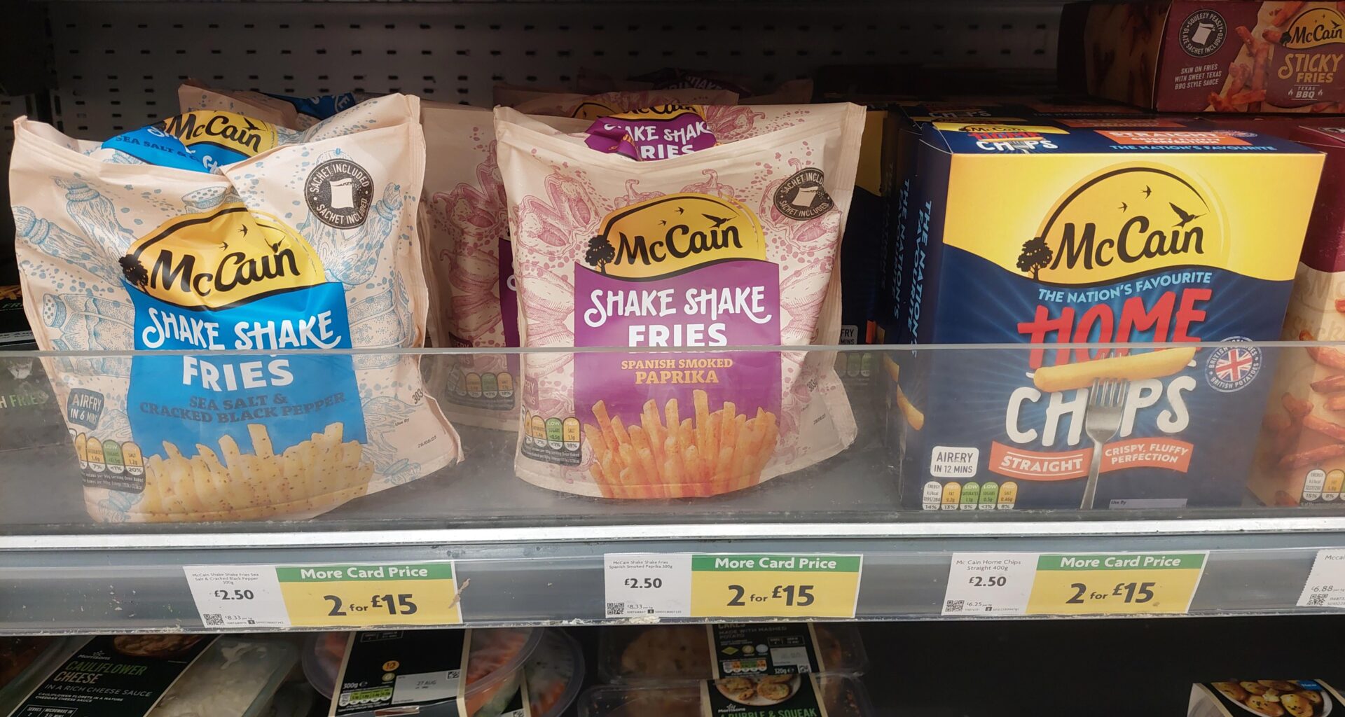 What a bargain, run don't walk to grab two bags of fries from Morrisons for £15
