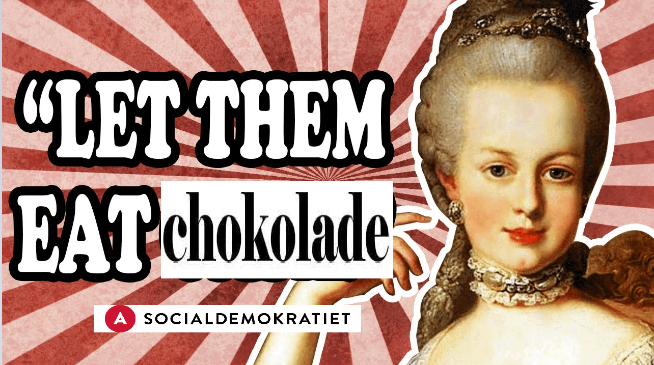 Når danskerne brokker sig over dyre madvarer...