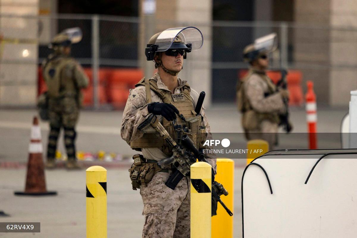 Excessive force against LA protesters detailed in rights report
