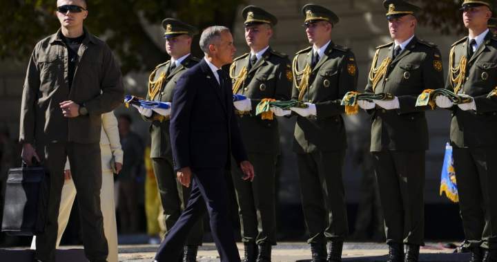 Drones, armoured vehicles part of Canada’s $2B military aid package for Ukraine - National