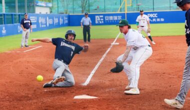 The World Games Men's Softball semifinals underway: USA leading Venezuela; Japan meet Canada