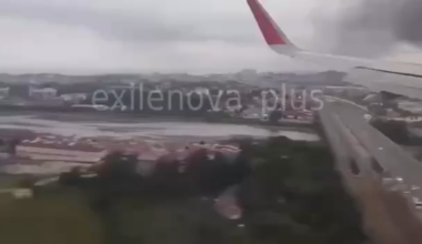 Today's landing at Sochi airport, Russia