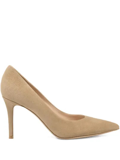 85mm Leather Pumps