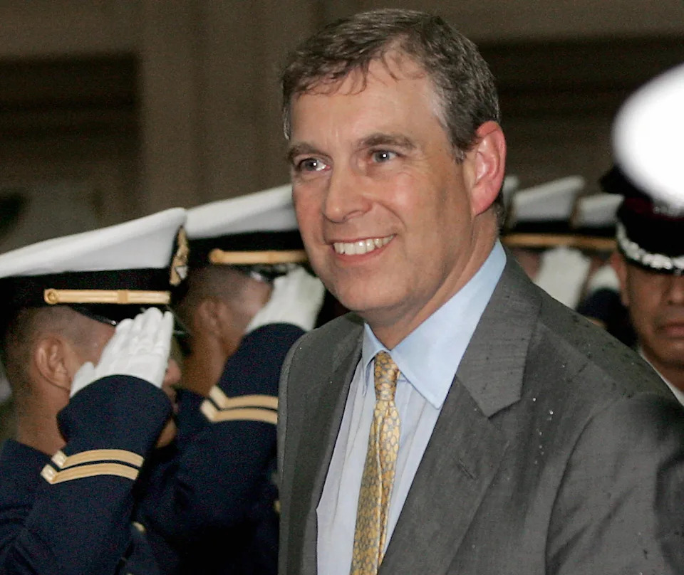Prince Andrew arrives in Thailand in 2016, where he allegedly hosted a rolling hotel-room orgy while on official royal duty. / PORNCHAI KITTIWONGSAKUL / AFP via Getty Images