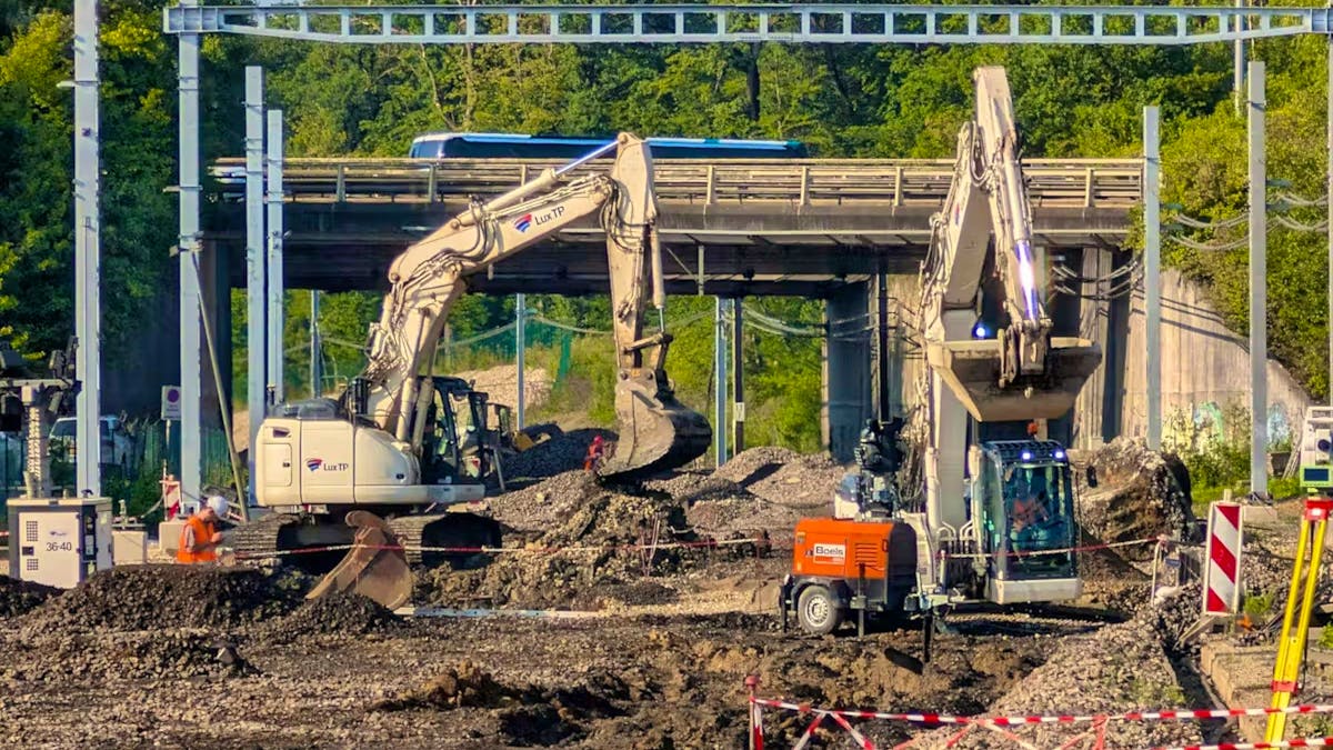 Luxembourg: les travaux sur les rails se poursuivent jusqu'à la rentrée