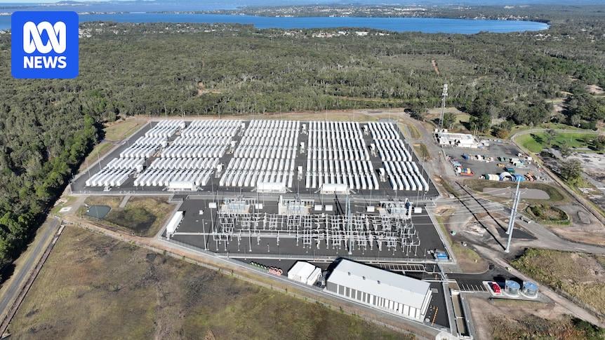 Super battery capable of powering one million homes switched on