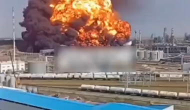 Russia’s Novoshakhtinsk oil refinery — Day Four after strike