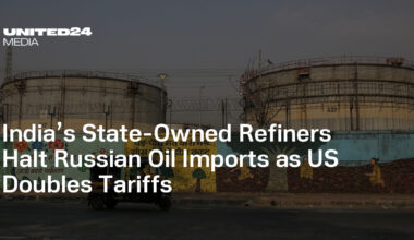 India’s State-Owned Refiners Halt Russian Oil Imports as US Doubles Tariffs — UNITED24 Media