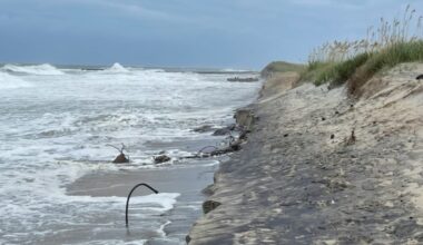 Petroleum leak close portion of Outer Banks beach