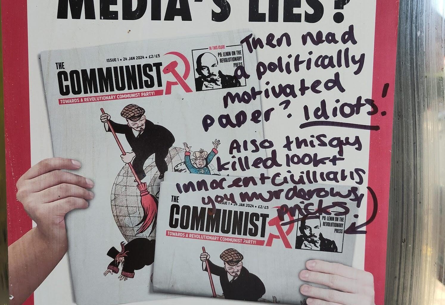 Someone had enough of these posters