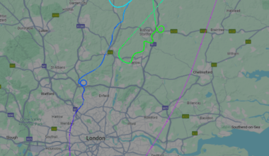 RAF Typhoon RIGID013 went supersonic over SE England not long ago