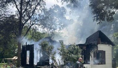House in 21200 Block of Denmark Destroyed by Fire, No Casualties/Injuries, Multiple Departments Respond