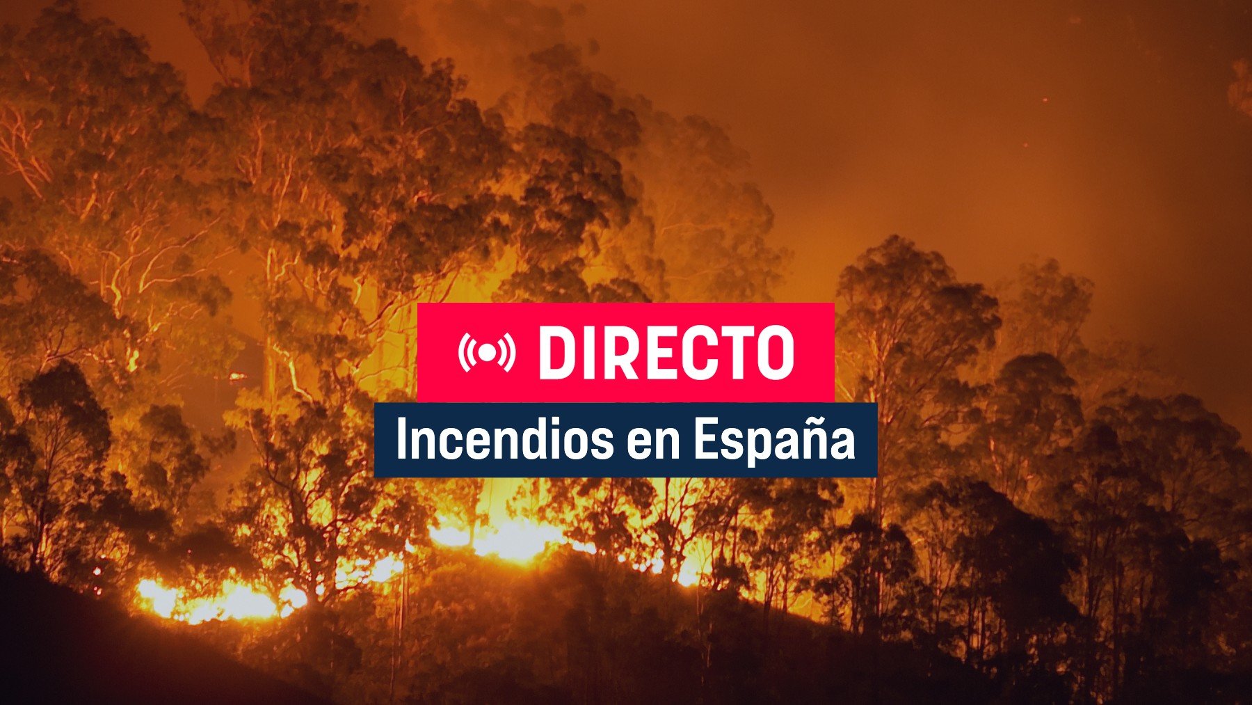 fuegos activos en Castilla y León, Galicia, Extremadura y estado de las carreteras
