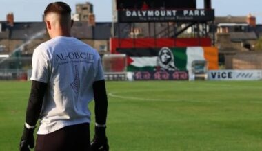 Bohemians FC Players in Ireland wear Shirts honoring Palestinian martyr “Pele of Palestine”