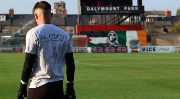 Bohemians FC Players in Ireland wear Shirts honoring Palestinian martyr “Pele of Palestine”