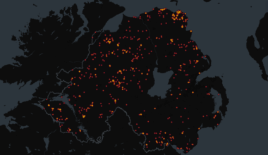 Irish Megalithic Site Distribution