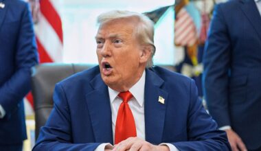 Trump mocks Democrats over crime and transgender sports at cabinet meeting