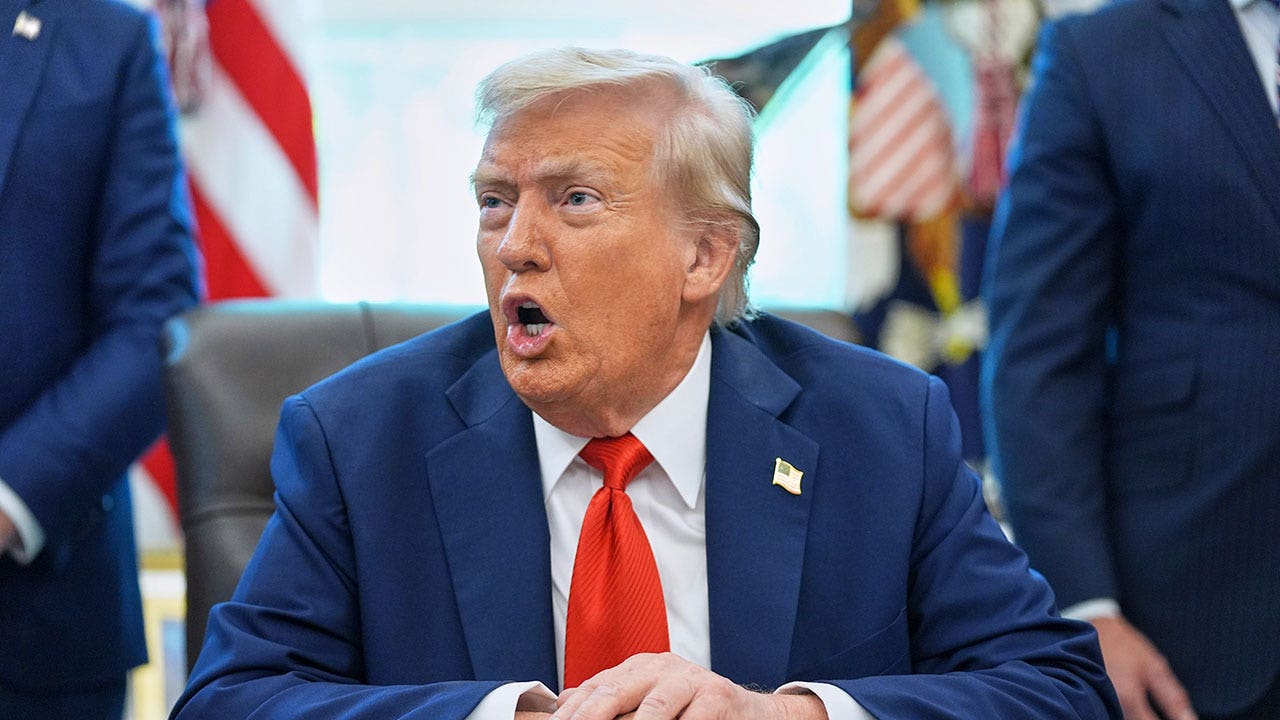 Trump mocks Democrats over crime and transgender sports at cabinet meeting