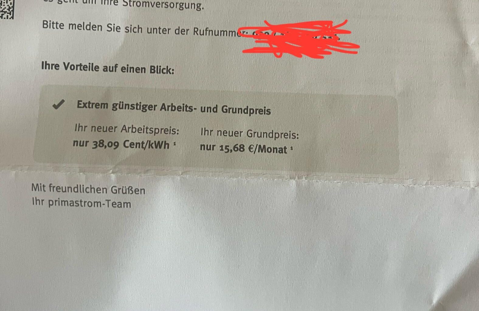 Scam primastrom?
