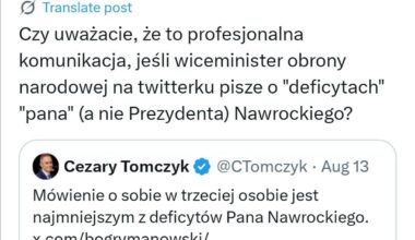 Stanowski poprawia pana Tomczyka za to, że nazwał prezydenta »pan«.