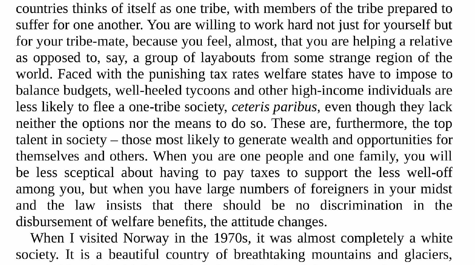 People of Norway, what are your thoughts on what Lee Kuan Yew, founding father of Singapore, had to say about you and your country?