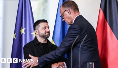 European leaders tentatively hopeful after call with Trump ahead of Ukraine summit