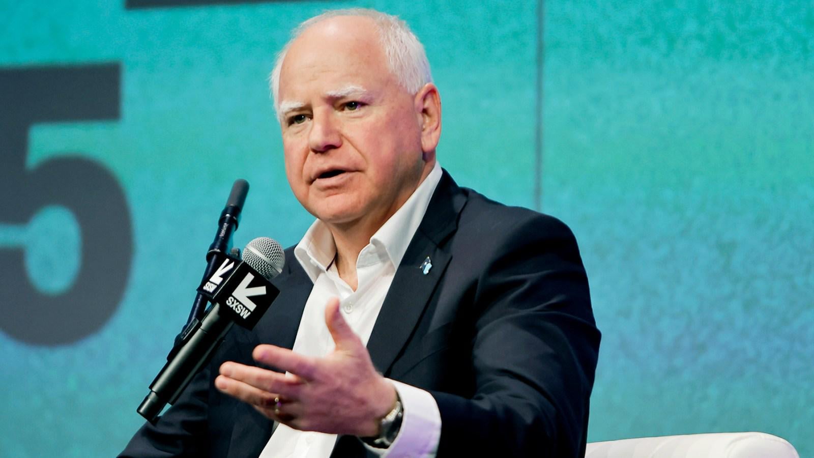 Tim Walz Doesn’t Mince Words on Trump: ‘These Are Fascist Policies’