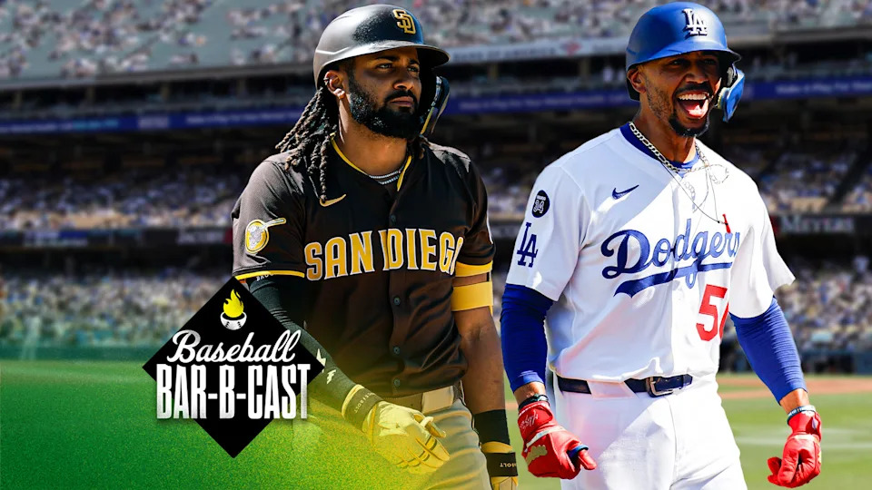 Dodgers sweep Padres
AP Photo/Kevork Djansezian
Photo by Harry How/Getty Images
Photo by Emma Sharon/MLB Photos via Getty Images
